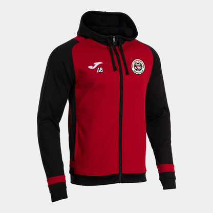 Wick Dynamos // Diamonds Adults Joma Lider Zip-up Hoodie - Red/Black