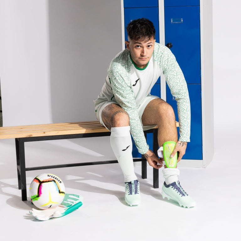 JOMA ATTACK SHIN GUARDS FLUOR GREEN FLUOR YELLOW