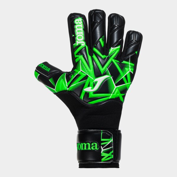 Joma GOALKEEPER GLOVES BRAVE BLACK FLUORESCENT GREEN