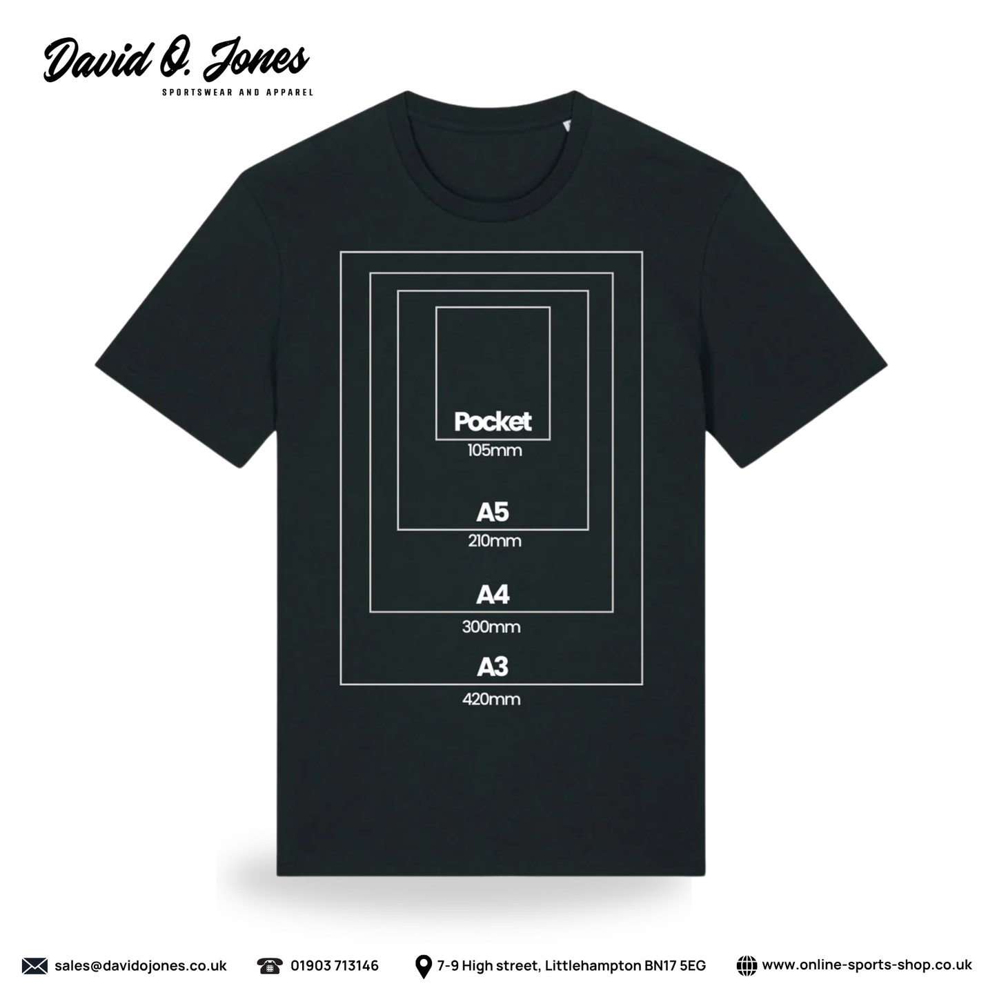 DTF Printing Service – Cost By Size - Pocket, A5, A4 & A3 Sizes | Aplication Included