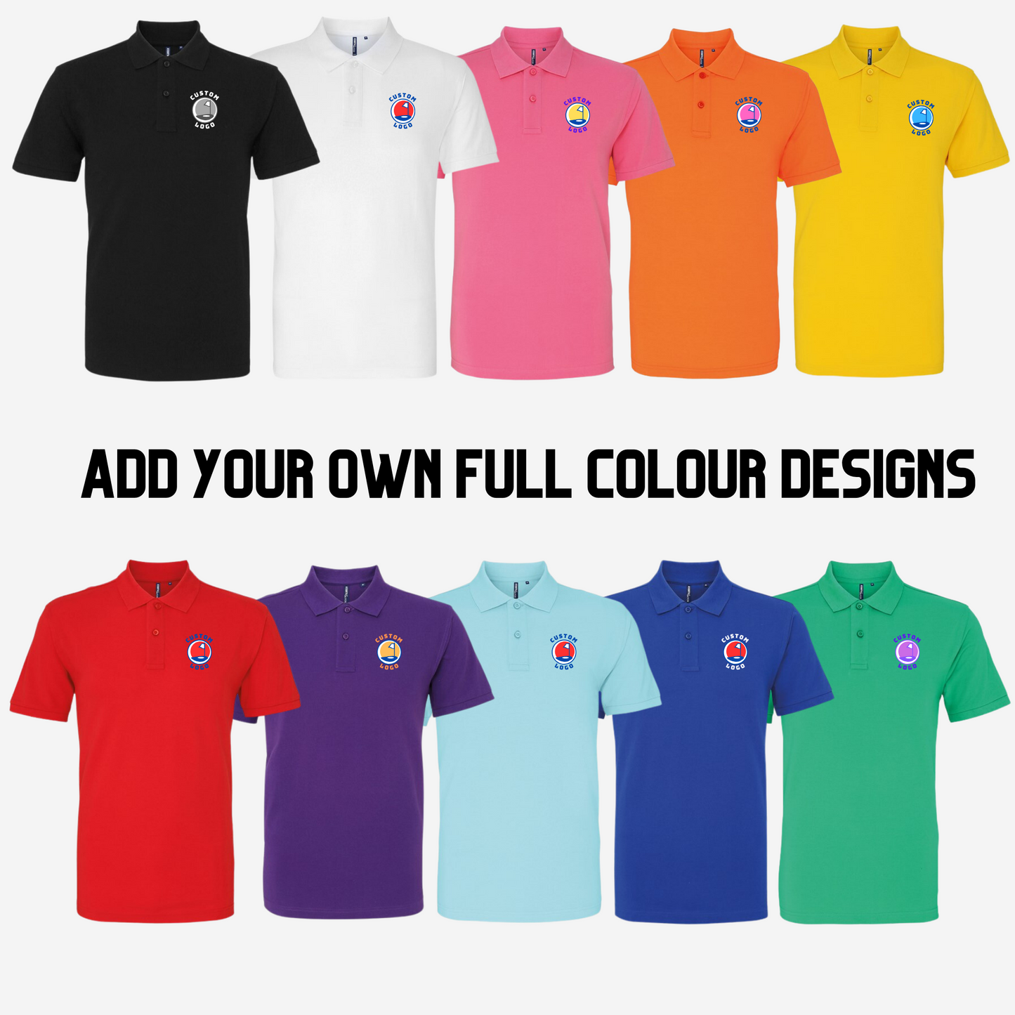 Customised Golf Society Polo Shirts