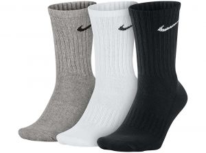 Nike Three Pack Cushion Crew Socks - Size 8-11uk - mixed colour pk 3