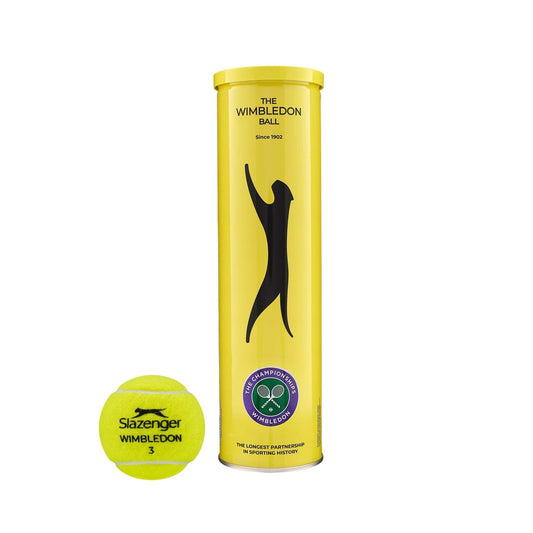 Slazenger Wimbledon Tennis Balls (4 Ball Can)