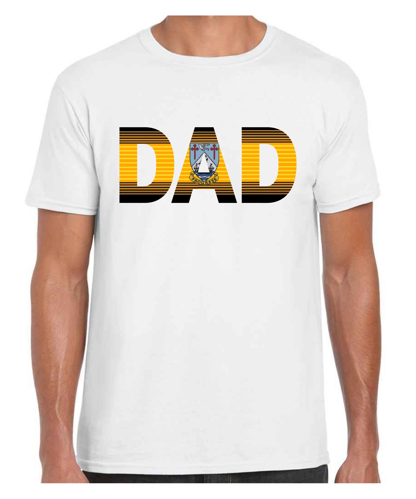 Littlehampton Town - Dad T Shirt (White/Black/Grey)