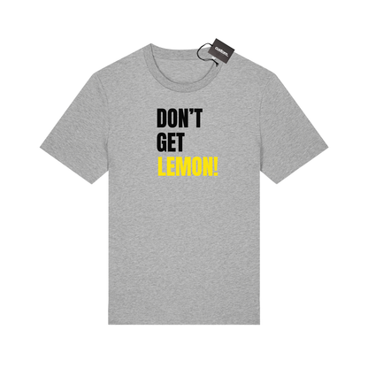 Don't Get Lemon Funny Football Factory Fancy Dress T-shirt - Adults