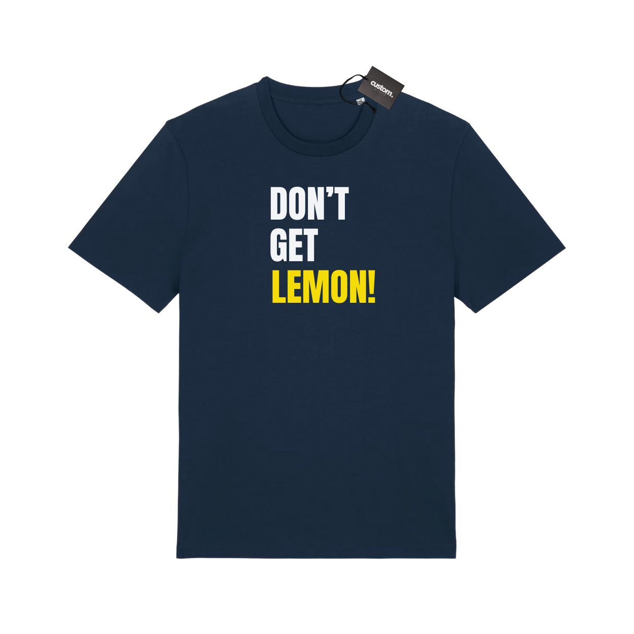Don't Get Lemon Funny Football Factory Fancy Dress T-shirt - Adults