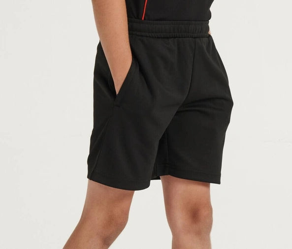 Finden + Hales Knitted Shorts with Pockets - Black