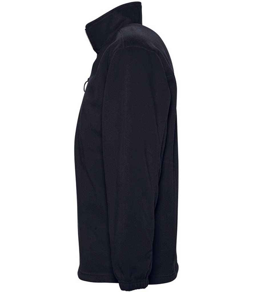 SOL'S Ness Zip Neck Fleece- Black