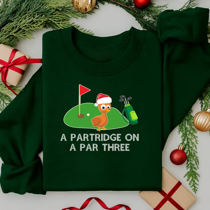 Funny Golf Adult Christmas Jumper | Funny Festive Sweatshirt | Xmas Sweater Gift for Men & Women