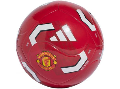 Adidas Man UTD Club Home Football Size 5 Red White Yellow