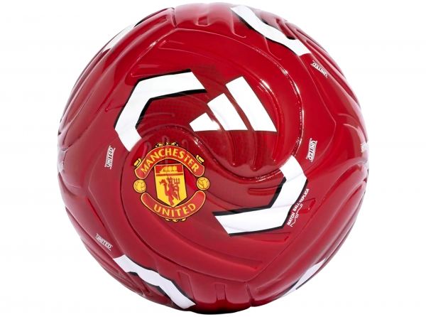 Adidas Man UTD Home Club Football Size 1 Red