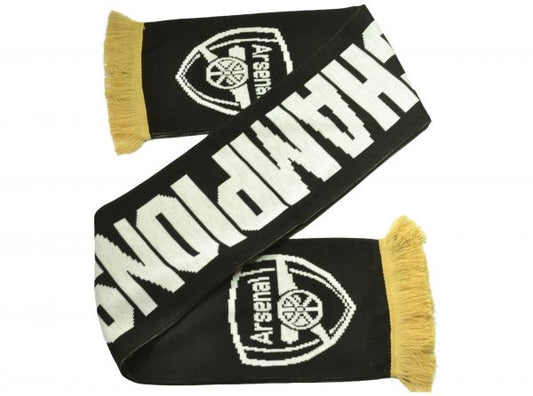 Arsenal Champions 25 / 26 Scarf Black