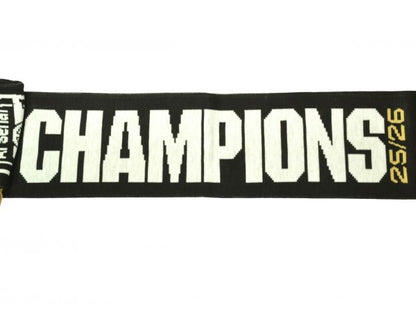 Arsenal Champions 25 / 26 Scarf Black