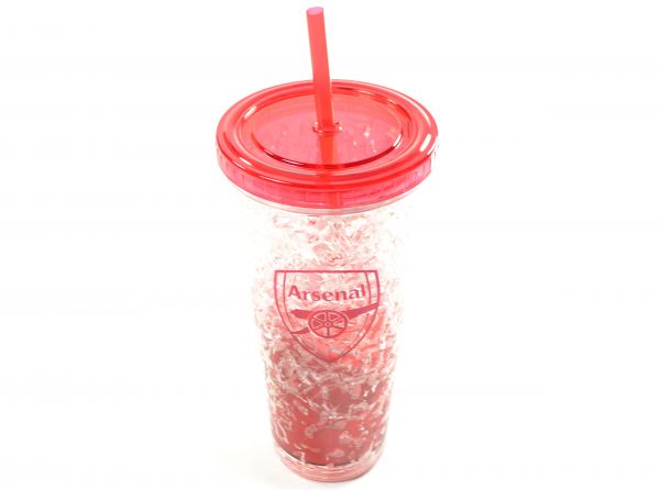 Football teams Freezer Cup with Straw 600ml