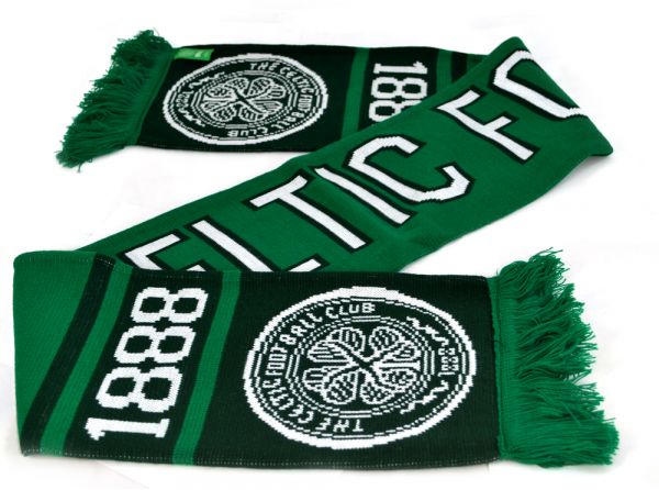 Celtic Nero Jacquard Knit Scarf