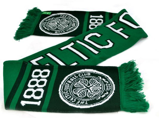 Celtic Nero Jacquard Knit Scarf