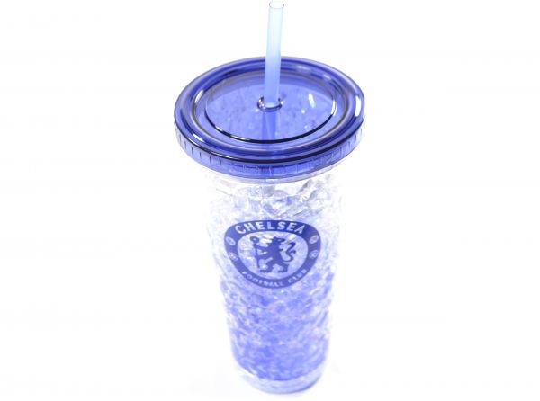 Football teams Freezer Cup with Straw 600ml