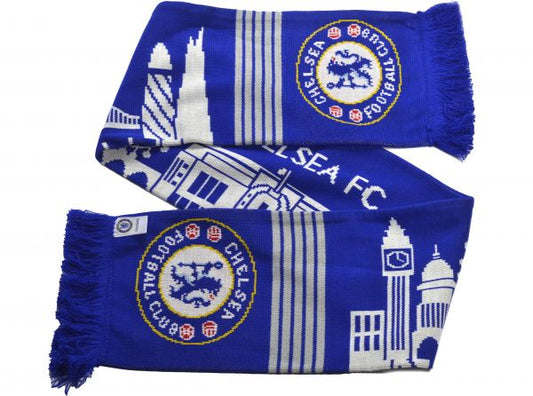 Chelsea Skyline Jaquard Knit Scarf