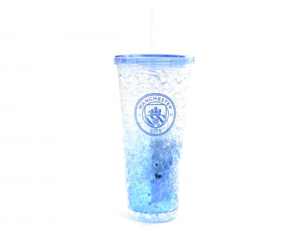 Football teams Freezer Cup with Straw 600ml