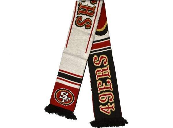 San Francisco 49ers Colour Rush Bar Scarf Black / Red / White
