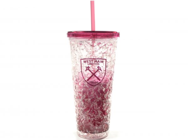 Football teams Freezer Cup with Straw 600ml