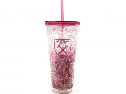 Football teams Freezer Cup with Straw 600ml