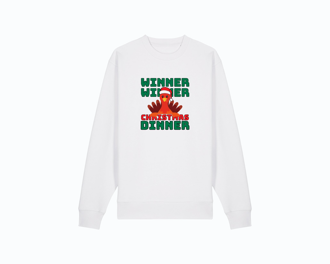 Winner Winner Christmas Dinner Funny Christmas Jumper - Adult