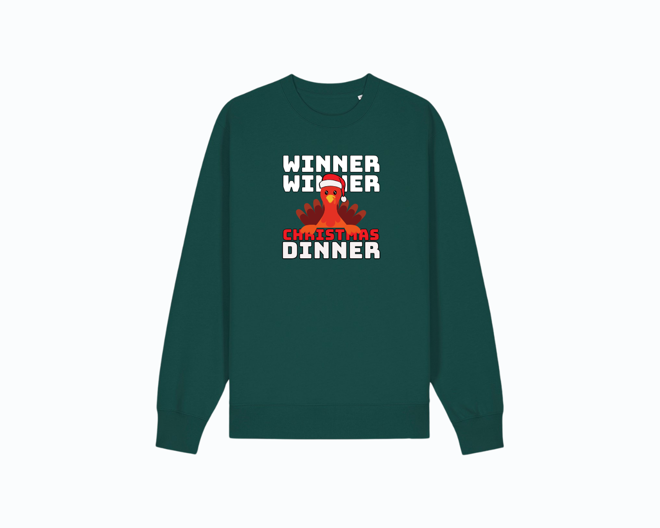 Winner Winner Christmas Dinner Funny Christmas Jumper - Adult