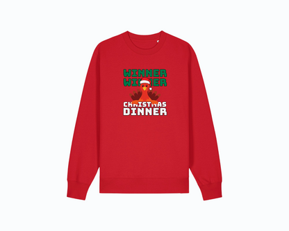 Winner Winner Christmas Dinner Funny Christmas Jumper - Adult