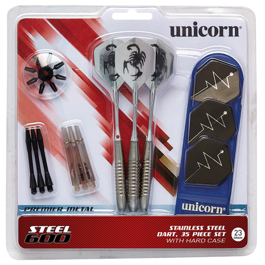 Unicorn STEEL 600 Darts Starter set