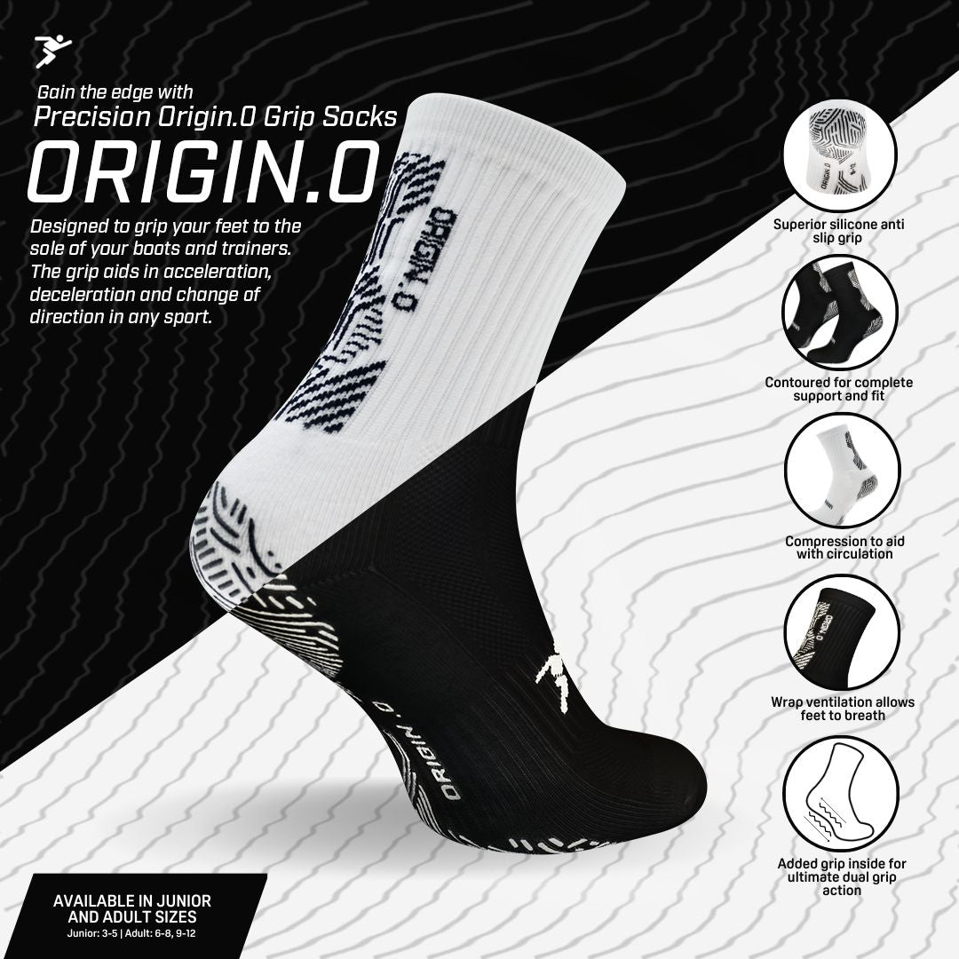 Precision Origin.0 Grip Socks Junior Size 3-5