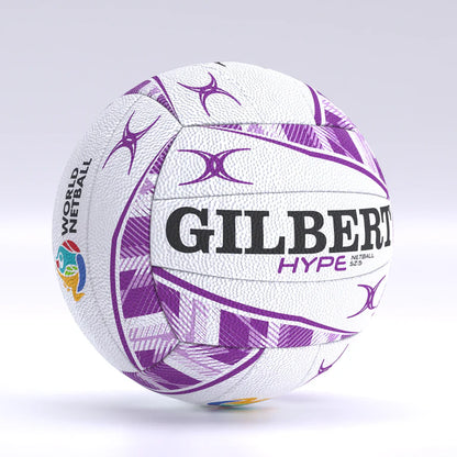 Gilbert Netball Hype Match Ball Size 5 Purple
