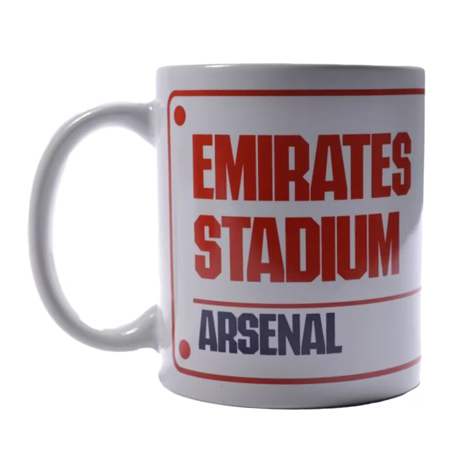 Arsenal FC Emirates Stadium Street Sign Mug