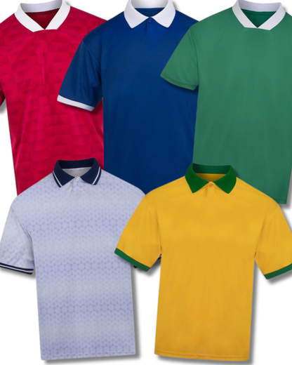 Retro Football Shirt – Customisable Team Kit -5-A-Side
