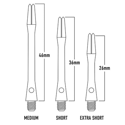 Harrows Aluminium Darts Shafts