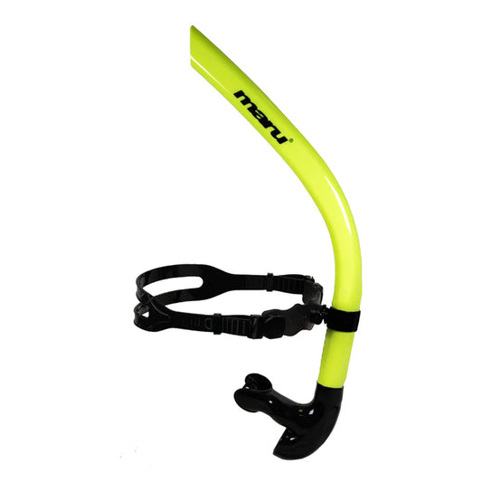 Maru Swimming Lime Front Centre Line Snorkel