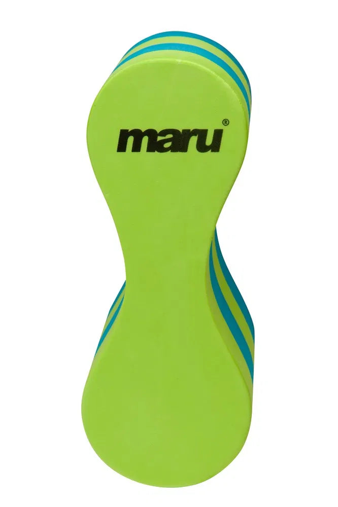Maru Swimming Junior Pull Buoy (Lime/Blue/White) - Lime/Blue/White
