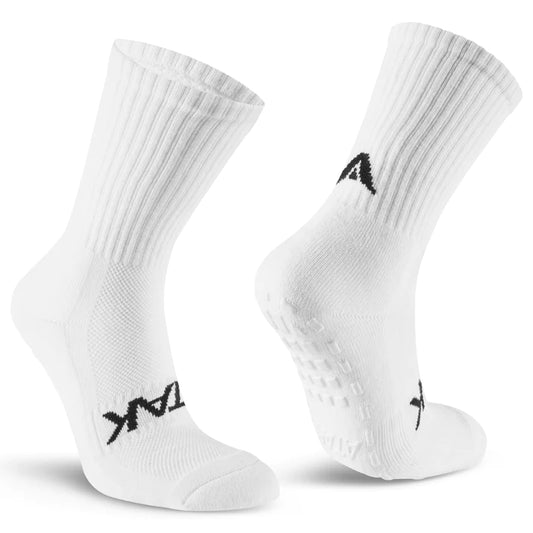 Atak Shox Mid Length Grip Sock White
