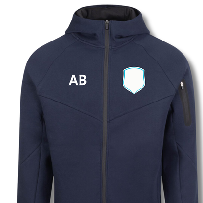 Personalised Tech Style Adapt Tracksuit Top - Grey/Navy/Black