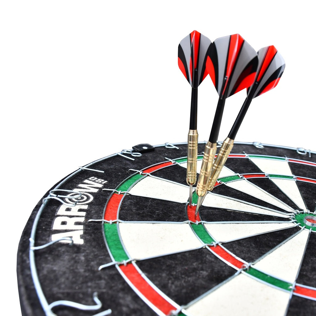 Arrow180 Bristle Dartboard and Darts Set.