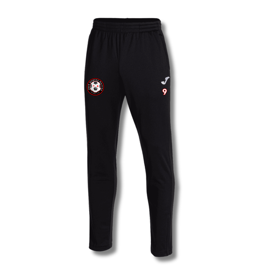 Arun Womens Walking Football - Joma Elba Track Pants – Black