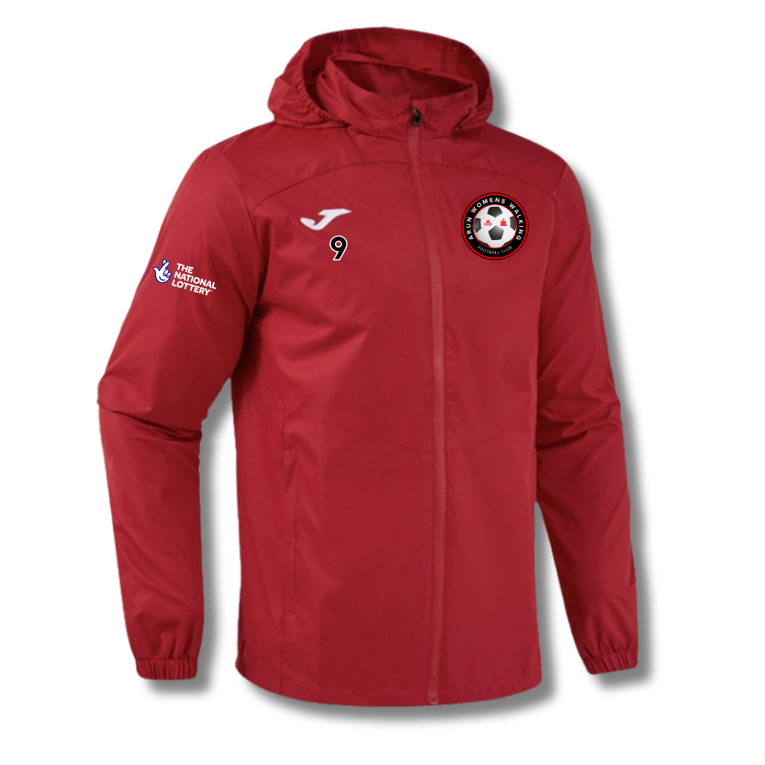 Arun Walking Womens FC Joma Trivor II Raincoat - Red