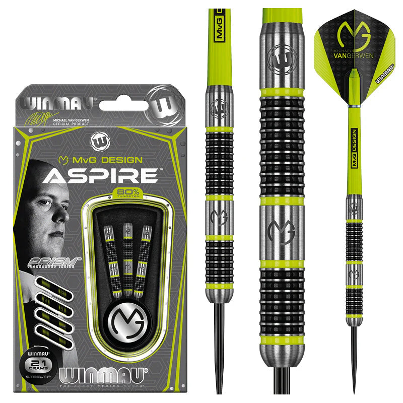 Winmau MvG Aspire 80% Tungston Darts Set