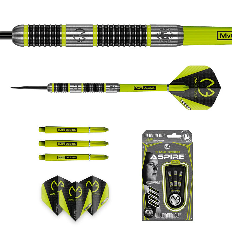 Winmau MvG Aspire 80% Tungston Darts Set