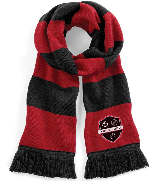 Your Team Scarf - Black & Red