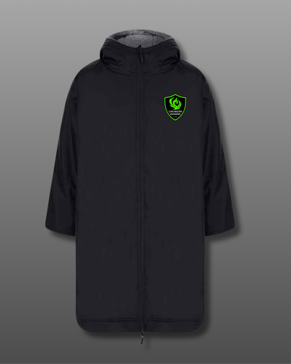 Chichester Rangers FC All Weather Robe – Finden + Hales (Black, Kids & Adults)