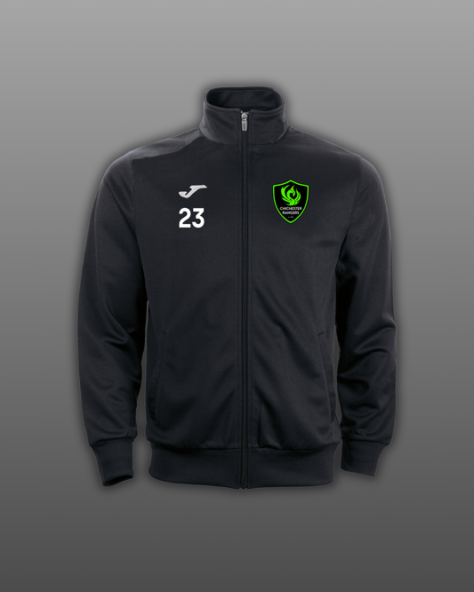 Chichester Rangers FC Joma Gala PLAYERS Track Top – Black (Junior & Adult Sizes)
