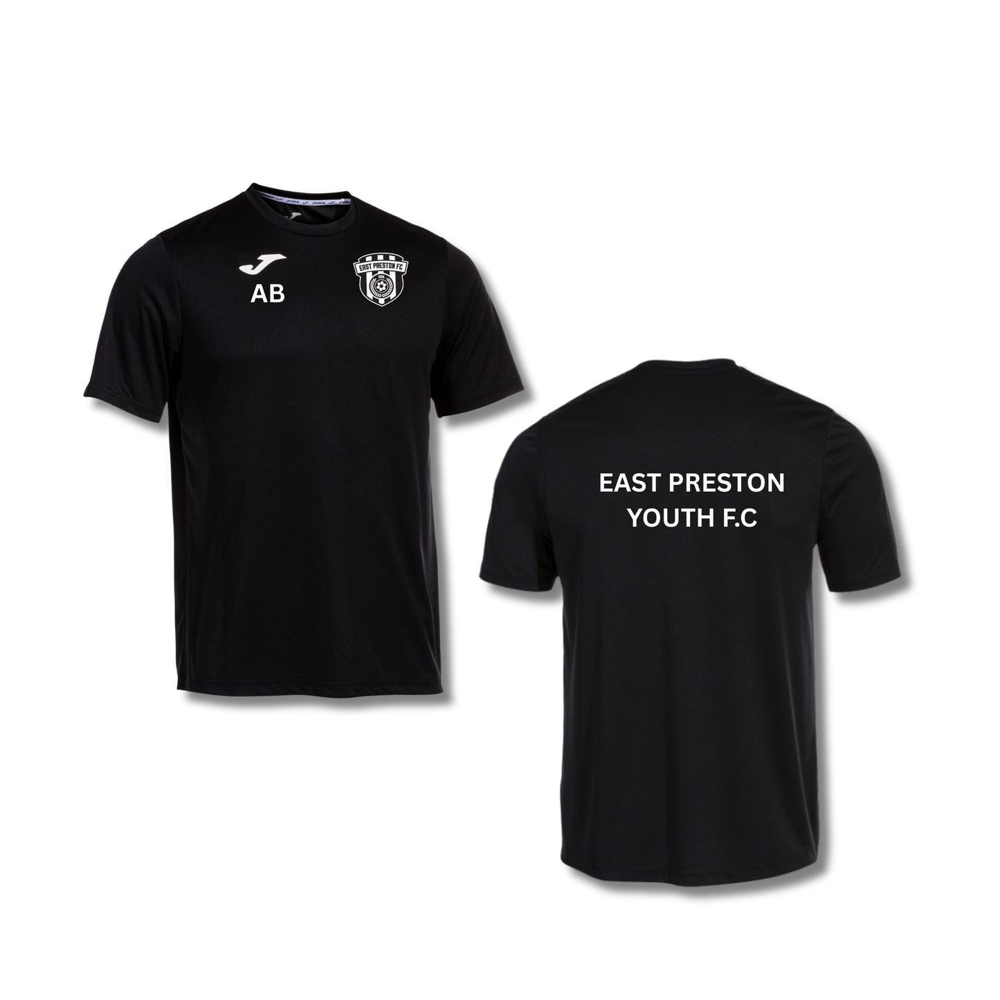 East Preston Youth FC Joma Combi T-Shirt – Black (Junior & Adult Sizes)