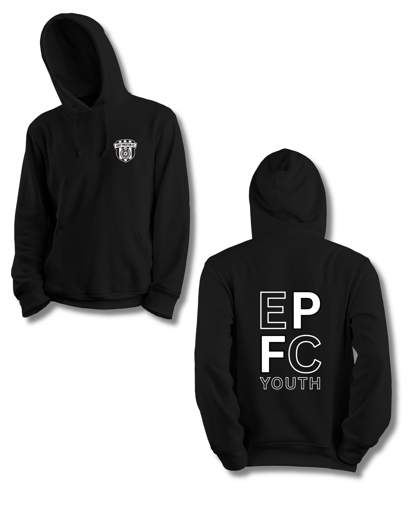 East Preston Youth FC Supporters Hoodie – Black