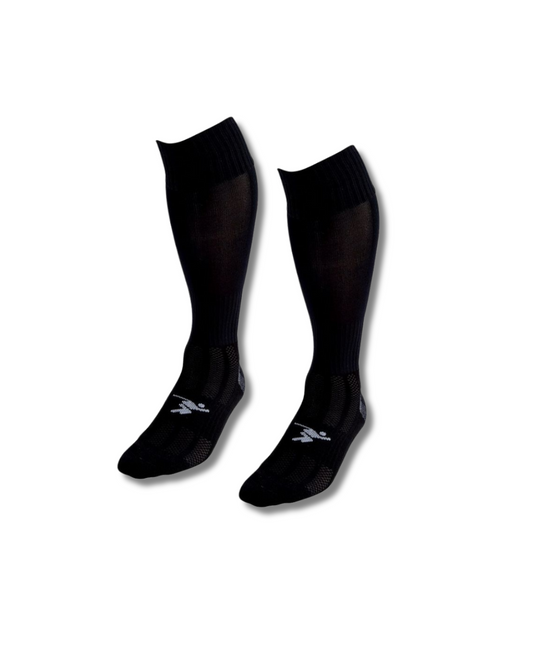 East Preston FC Plain Black Pro Football Socks – Precision (Infant, Junior & Adult Sizes)